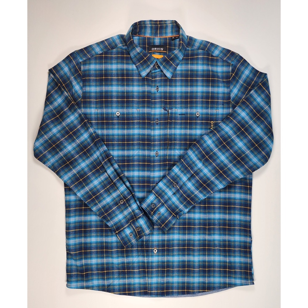 Orvis‎ Active Fit Men's Plaid Button Shirt Size M Gorpcore Workwear
